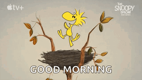 A Poster For The Snoopy Show On Apple Tv GIF