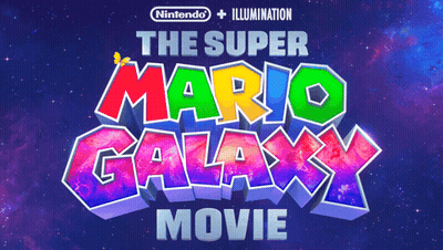 A Poster For The Super Mario Galaxy Movie By Illumination GIF
