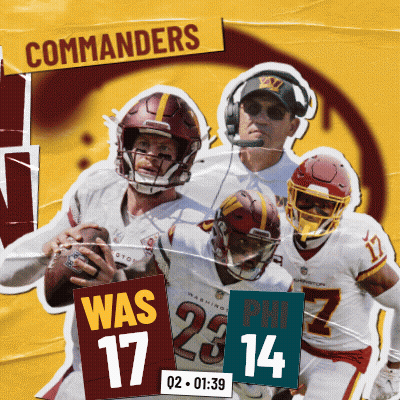 A Poster For The Washington Redskins Football Team Shows Players And Coaches GIF