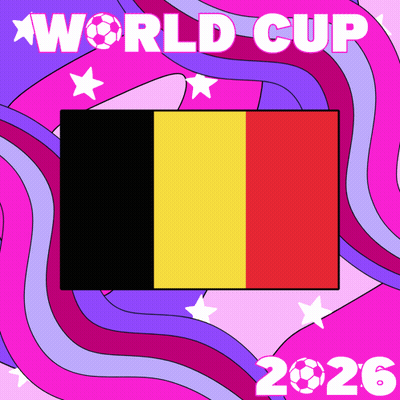 A Poster For The World Cup 2026 With A Flag In The Middle GIF