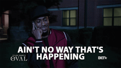 A Poster For Tyler Perry 'S The Oval Shows A Man Talking On A Phone GIF
