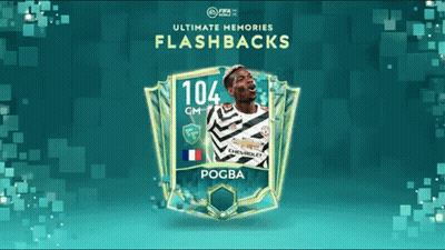 A Poster For Ultimate Memories Flashbacks Features A Player Named Pogba GIF
