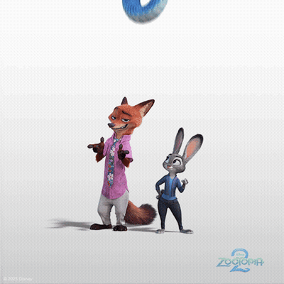 A Poster For Zootopia 2 Shows A Fox And Rabbit GIF