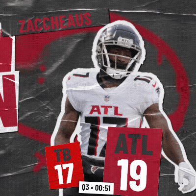 A Poster Of A Football Player Named Zaccheaus GIF