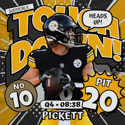 A Poster Of A Football Player With The Number 20 On It GIF