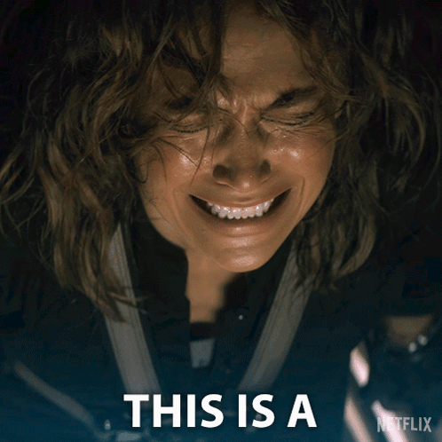 Crying Woman With Goddamn Nightmare Text GIF