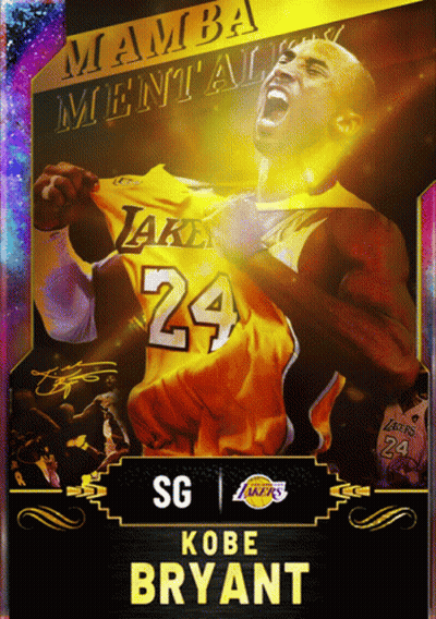 A Poster Of Kobe Bryant With The Number 24 On His Shirt GIF