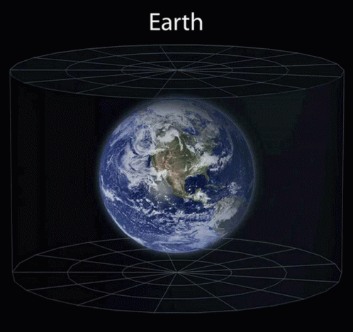 A Poster Of The Milky Way Galaxy With A Spiral Galaxy In The Middle GIF