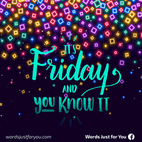 A Poster Says It 'S Friday And You Know It GIF