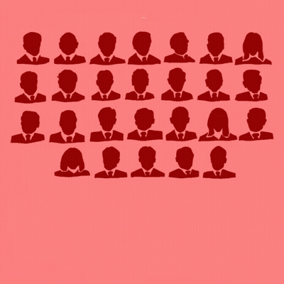 A Poster Showing A Group Of People With The Words 16 Of Them Voted To Overturn The 2020 Election For Donald Trump GIF