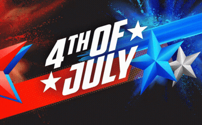 A Poster That Says 4Th Of July With Stars GIF