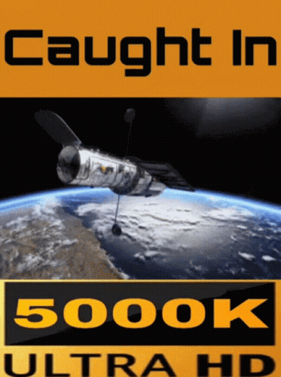 A Poster That Says 5000K Ultra Hd With A Picture Of The Earth GIF