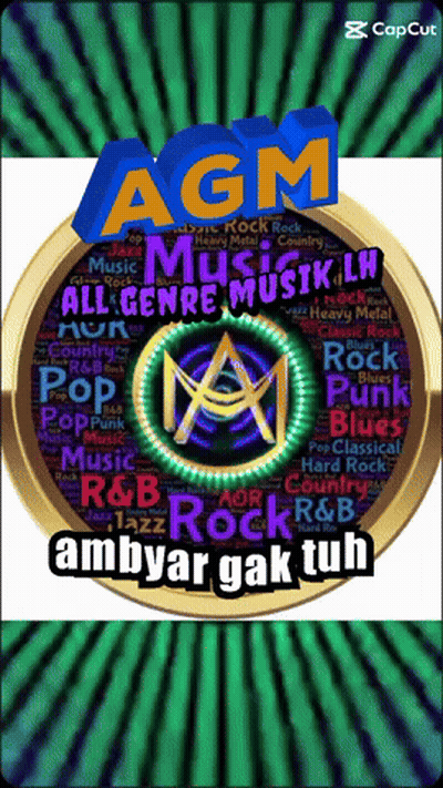 A Poster That Says Agm All Genre Musik Lh On It GIF