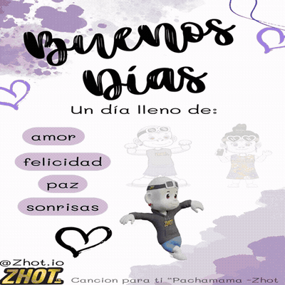 A Poster That Says Buenos Dias Un Dia Lleno De Amor Felicidad Paz Sonrisas Amor Felicidad Paz Sonrisas GIF