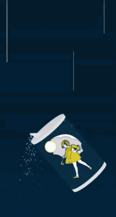 A Poster That Says " Do N't Be Salty " GIF
