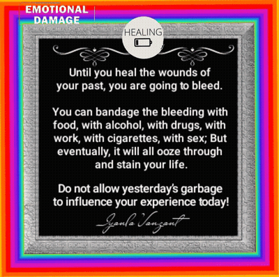 A Poster That Says Emotional Damage On The Top GIF