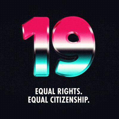 A Poster That Says Equal Rights Equal Citizenship On It GIF