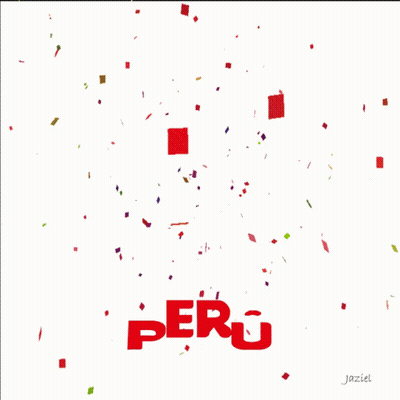 A Poster That Says Felices Fiestas Patrias In Red GIF