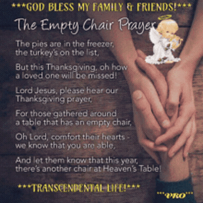 A Poster That Says God Bless My Family & Friends On It GIF