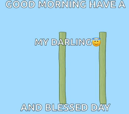 A Poster That Says " Good Morning Have A Happy Palm Sunday My Darling " GIF