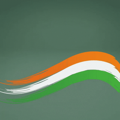 A Poster That Says Happy Independence Day With An Elephant GIF