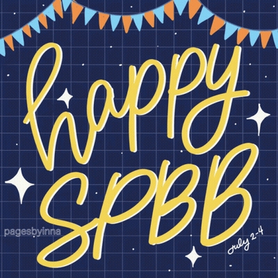 A Poster That Says " Happy Spbb " On It GIF