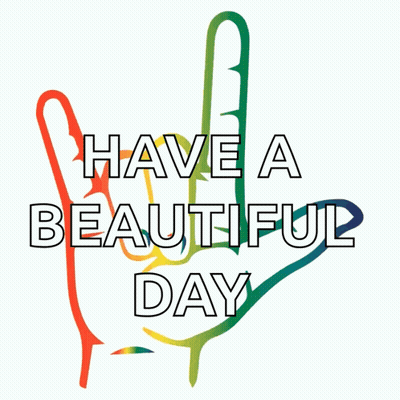 A Poster That Says Have A Beautiful Day GIF