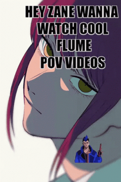 A Poster That Says Hey Zane Wanna Watch Cool Flume Pow Videos GIF