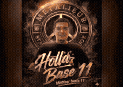A Poster That Says Hollin ' Roast 11 GIF