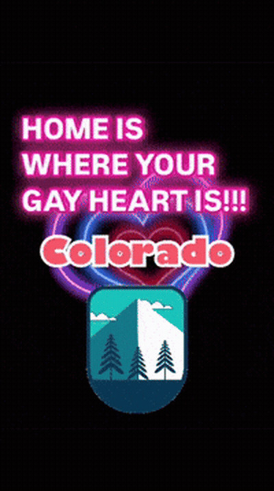 A Poster That Says Home Is Where Your Gay Heart Is GIF