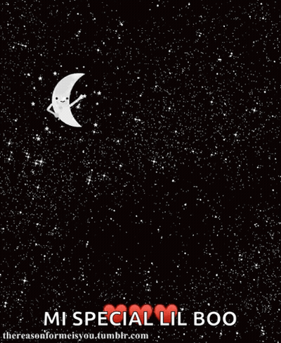 A Poster That Says " I Love You To The Moon And Back Mi Special Lil Boo " GIF