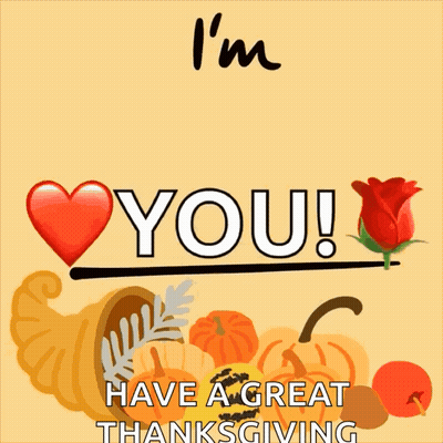A Poster That Says I 'M Thankful You GIF