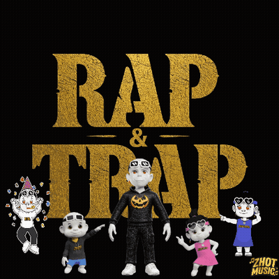 A Poster That Says " If You Love Rap Try Finding This Album By Zhot Rap & Trap " GIF