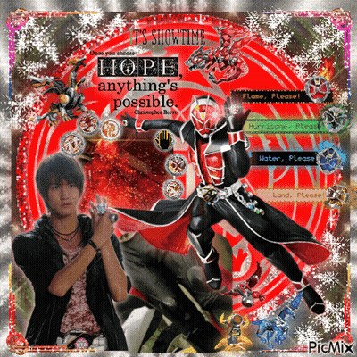 A Poster That Says ' It 'S Showtime Hope Anything 'S Possible ' On The Top GIF