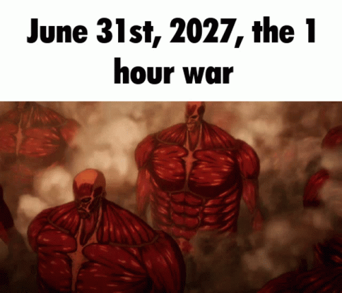 June 31St 2027 The 1 Hour War Poster GIF