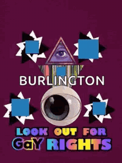 A Poster That Says Look Out For Gay Rights On It GIF