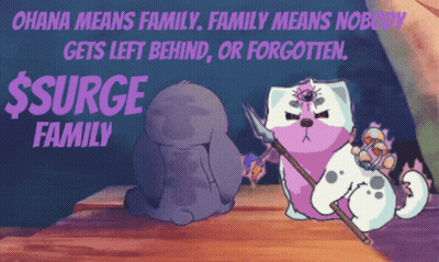A Poster That Says " Ohana Means Family Family Means Nobody Gets Left Behind Or Forgotten " GIF