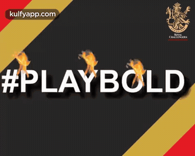 A Poster That Says Playbold On It GIF
