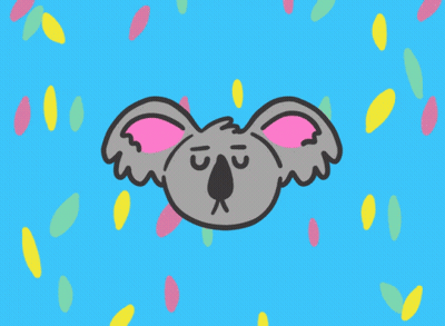 A Poster That Says #Pray For Australia With A Koala On It GIF