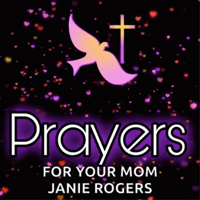 A Poster That Says Prayers For Your Mom GIF