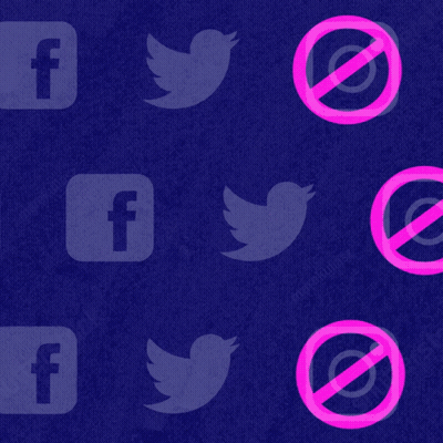 A Poster That Says Quarantine Fake Blm Accounts On It GIF