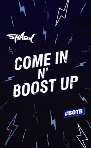 Shark Poster With Boost Up GIF
