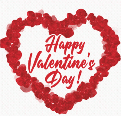 A Poster That Says Shine On Happy Valentine 'S Day On It GIF