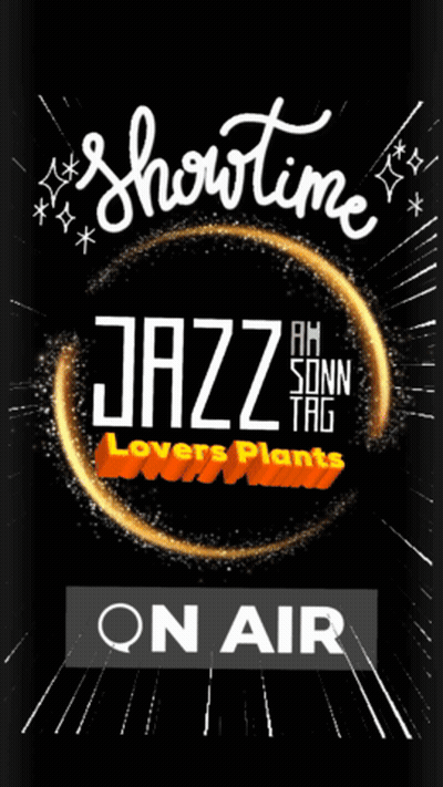 A Poster That Says Showtime Jazz On Air GIF