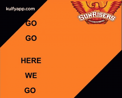 A Poster That Says Sunrisers Orange Army GIF