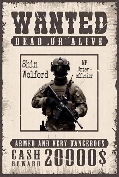 a poster that says wanted dead or alive on it