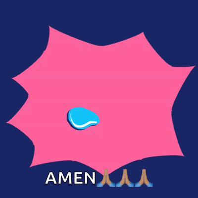 A Poster That Says We Stay Amen With A Wave In The Background GIF