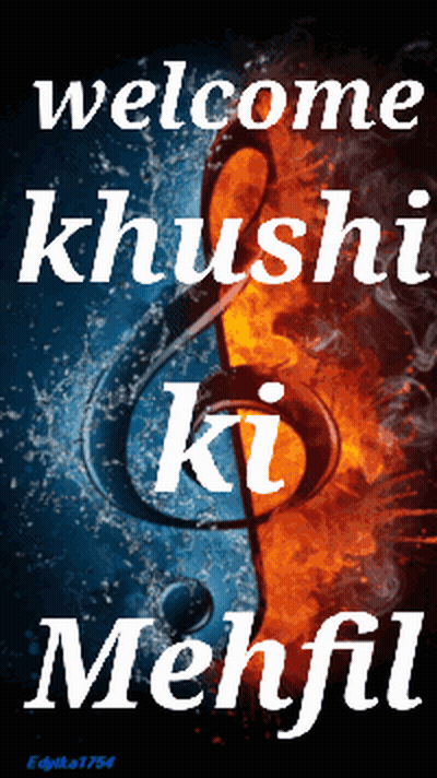 A Poster That Says Welcome Khushi Ki Mehfo On It GIF