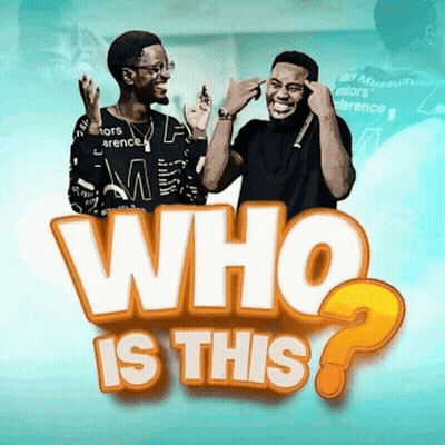 A Poster That Says Who Is This With Two Men GIF