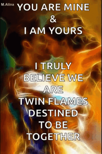 A Poster That Says " You Are Mine & I Am Yours " GIF